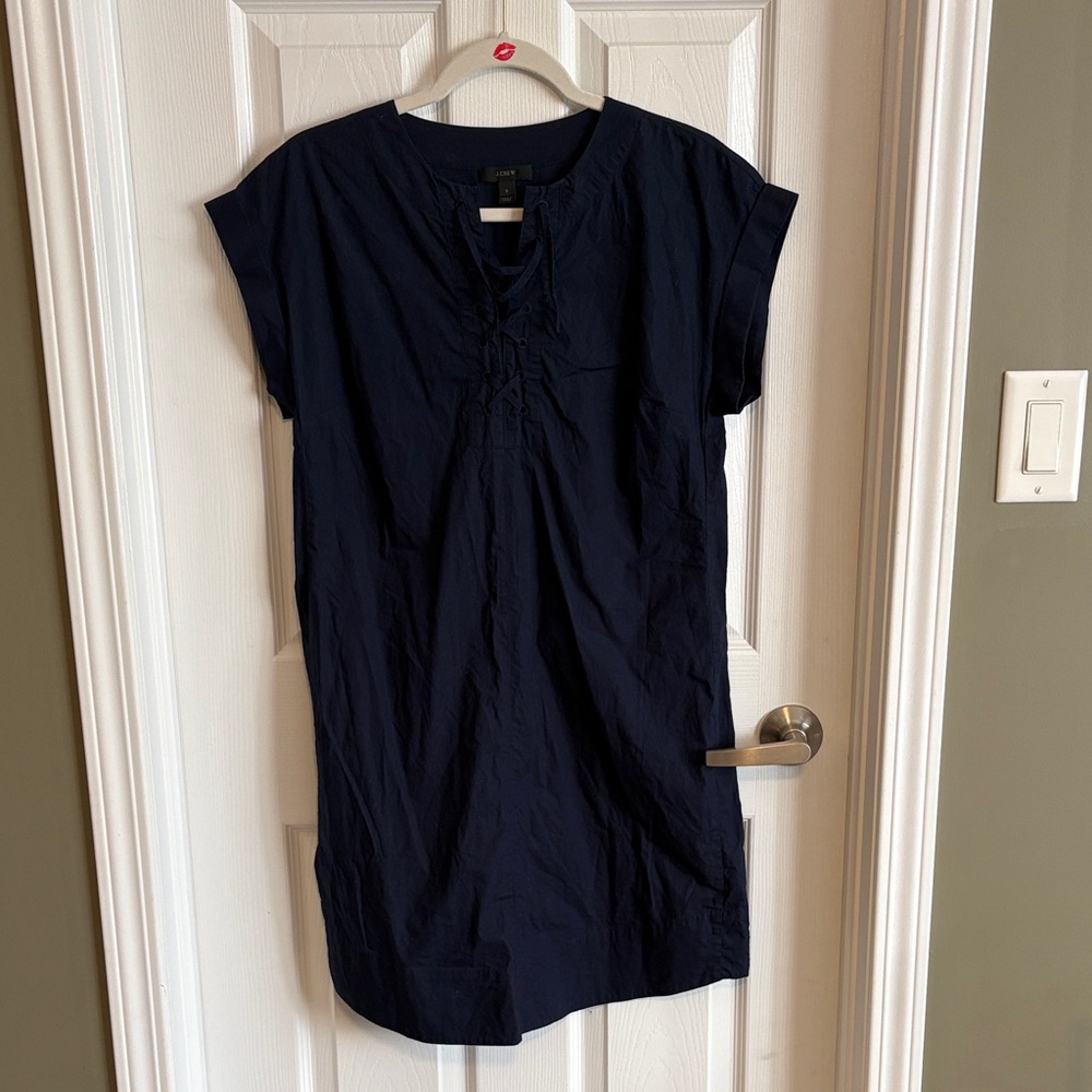 J. Crew Navy Blue Dress
